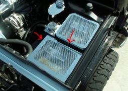 HPW Hummer H2 Stainless Steel Perforated Battery Box Cover