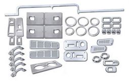 Pro One Hummer H2 Chrome Billet 45 Piece Interior Dress Up Kit SAVE$$