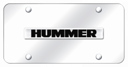 Predator Motorsports Hummer H3 Hummer License Plate (Chrome)