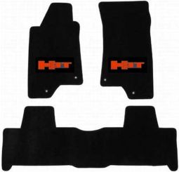 Predator Hummer H3T Logo Carpet Floor Mats F&R