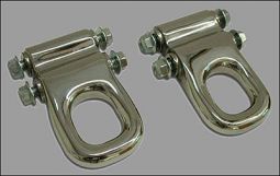 HPC HUMMER H2 & SUT STAINLESS STEEL FRONT TOW HOOKS