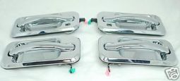 HPW Hummer H2 & SUT ABS Chrome FULL Replacement Door Buckets with Handles