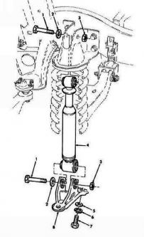 1992 to 2006 AM General Hummer H1 Replacement Front Shock Absorber