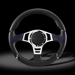 Momo Hummer H1 Millenium Blue Sport Steering Wheel w/Hub Adapter