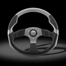 Momo Hummer H1 Commando Grey Steering Wheel w/Hub Adapter