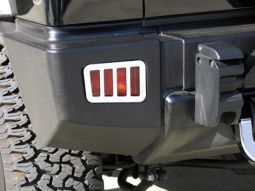 Pro-One Hummer H2 Rear Bumper Light Guards