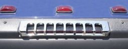 Pro-One Hummer H2 SUV Chrome Billet Rear Upper Brake Light Cover