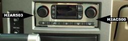 HPW Hummer H2 Stainless Steel Climate Control Face Plate Trim