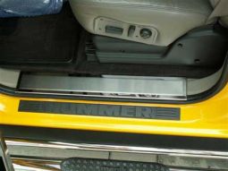 HPW Hummer H2 2-Pc Front Polished Stainless Steel Door Sills