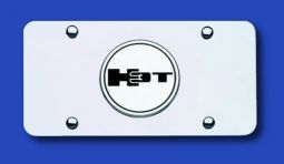 Hummer H3T Chrome Logo License Plate