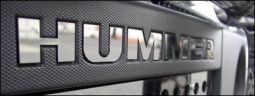 Steel C Hummer H3 Front Bumper Letter set