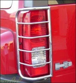 HPW Hummer H3 Stainless Steel Tail Light Guards