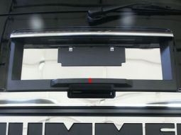 HPW Hummer H2 Stainless Steel License Plate Accent Trim (1 Piece)