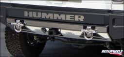 Real Wheels Hummer H2 Stainless Steel Rear Lower Bumper Overlay Kit per 5pc