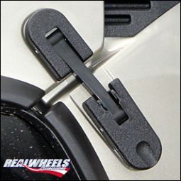 Real Wheels H2 & SUT Billet Black Powder Coated Custom Oversized Hood Latches   per pair