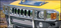 Real Wheels Hummer H3 Stainless Steel Standard Brush Guard Without Inserts