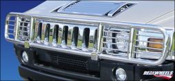 Real Wheels Hummer H2 & SUT Stainless Steel Standard Brush Guard With Inserts per unit
