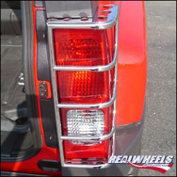 Real Wheels Stainless Steel Tail Light Guard per pair