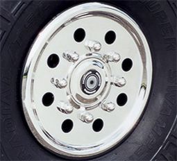 Rear Wheels Hummer H1 Stainless Steel Advantage Wheel Cover Kit (Set Of 4) 5745328