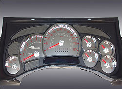 US Speedo SS Series Red Gauge Kit for 06 to 07 Hummer H2 & SUT