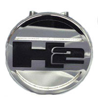 HUMMER H2 Stainless Steel H2 Logo Hitch Cover