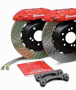 Hummer H2 Brembo Gran Turismo Brake Kit with 4 Piston 380x32 Disc & 2-Piece Rotor - Rear - 2Bx.9001A