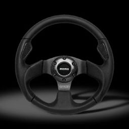 Momo Hummer H1 Black Jet Steering Wheel w/Hub Adapter