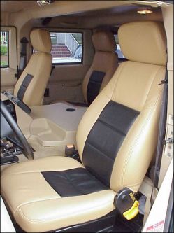 Predator Motorsports Hummer H1 4 Passenger Leather Seating Area