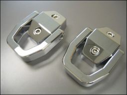 Predator Motorsports Hummer H2 Rear Tow Hook Set -Chrome Billet Aluminum