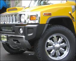 Hummer H2 Factory Front Corner Molding Set