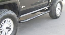 Predator Motorsports Hummer H3 Side Step Running Boards Black Powder Coated