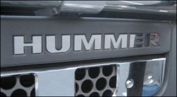 Predator Motorsports Hummer H3 Front HUMMER Letter Set Stainless Steel